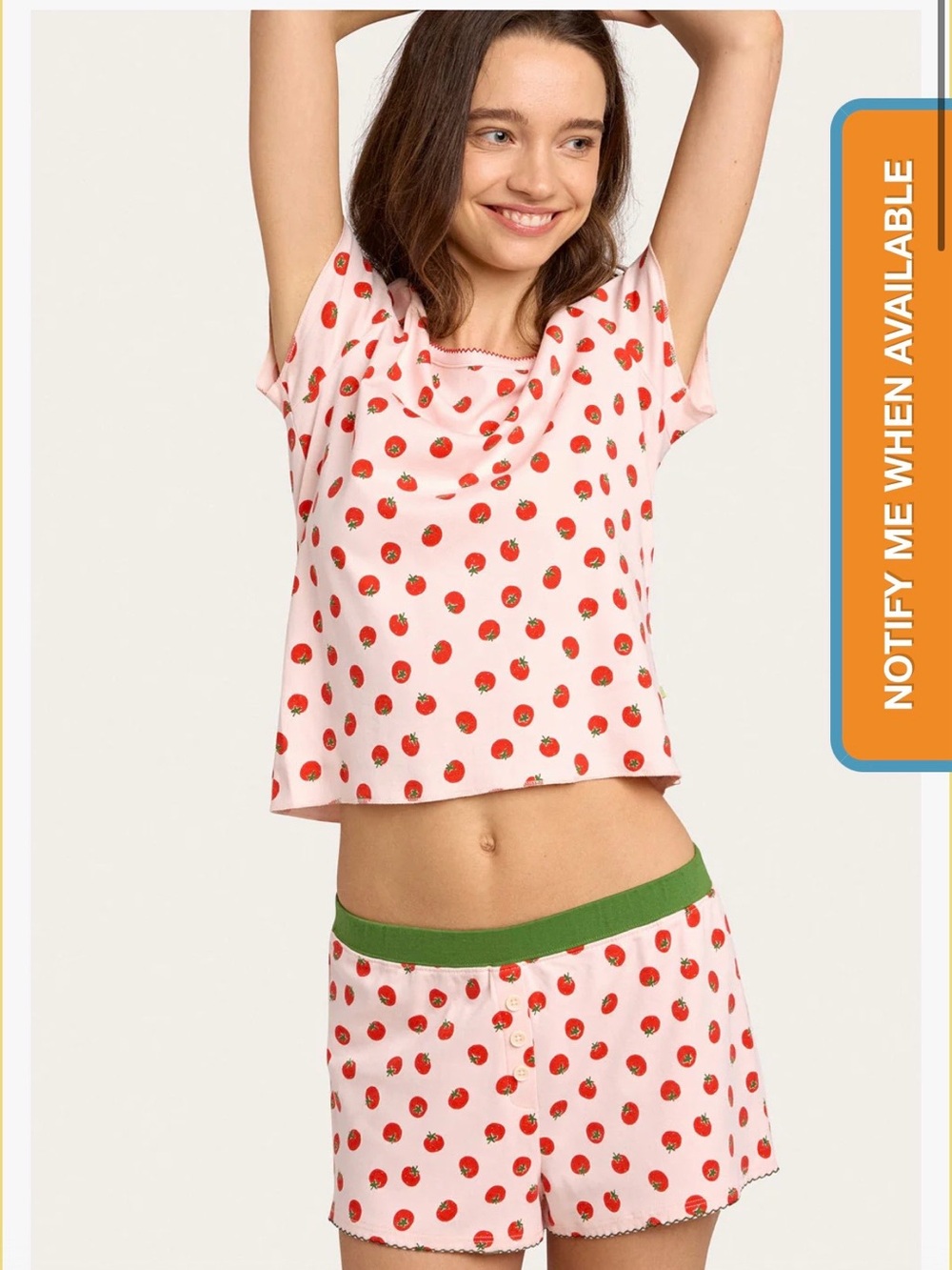 Cozyland Pajamas Size S - Suzie PJ Set Juicy Tomatoes